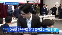 한동훈 “운동권엔 미안함 없지만, 청년들에겐 미안”