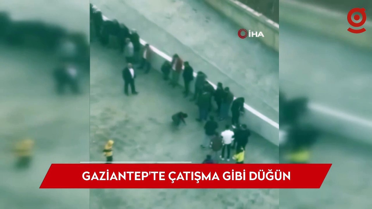 Gaziantep'te çatışma gibi düğün: Çocukların olmasına aldırış etmeden ateş ettiler