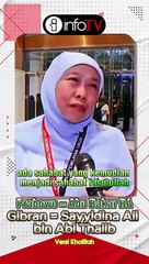 Khofifah Sebut Prabowo-Gibran Seperti Zaman Abu Bakar RA dan Sayyidina Ali bin Abi Thalib