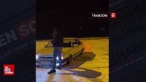 Trabzon'da havaya ateş açıp, sosyal medyada paylaşan sürücüye ceza