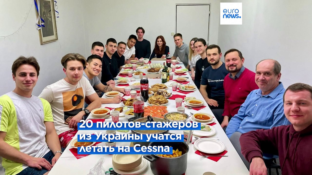Украинские студенты учатся летать на самолетах Cessna в Чехии