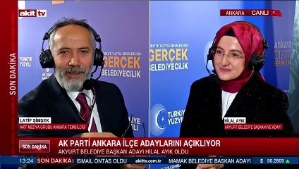 Akyurt Belediye Başkanı ve Adayı Hilal Ayık hedeflerini anlattı