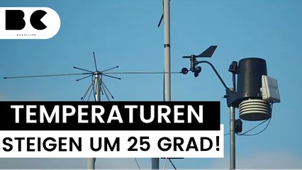 Video herunterladen: Tief Jitka bringt extrem milde Temperaturen und Wind am Mittwoch!