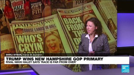 Haley vows to fight on after Trump wins in New Hampshire