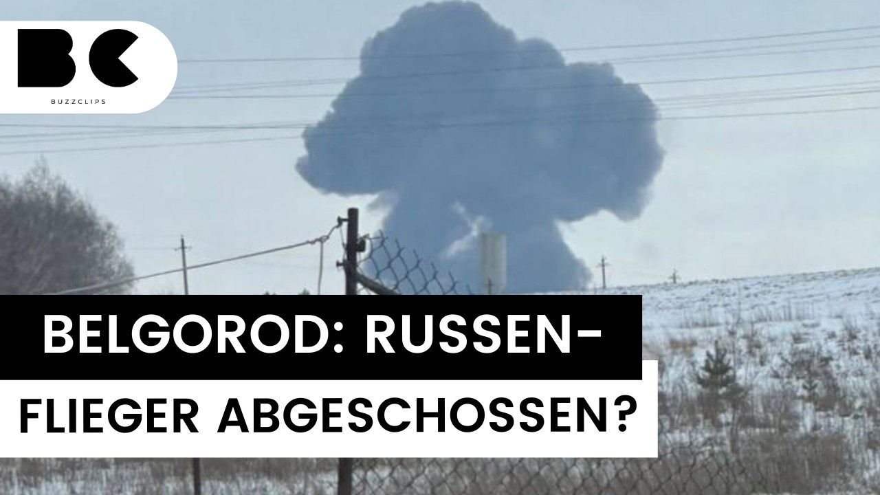Russisches Militärflugzeug in Belgorod abgeschossen worden?