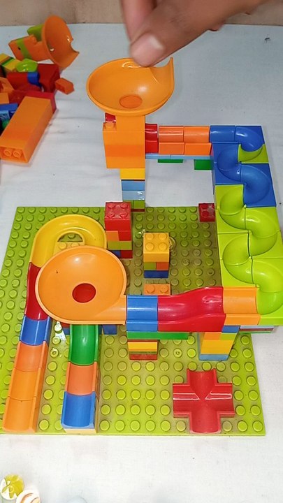 Marble Run Bowling in Marble Game Marble Race with Balls Marble Building For Enjoying Game