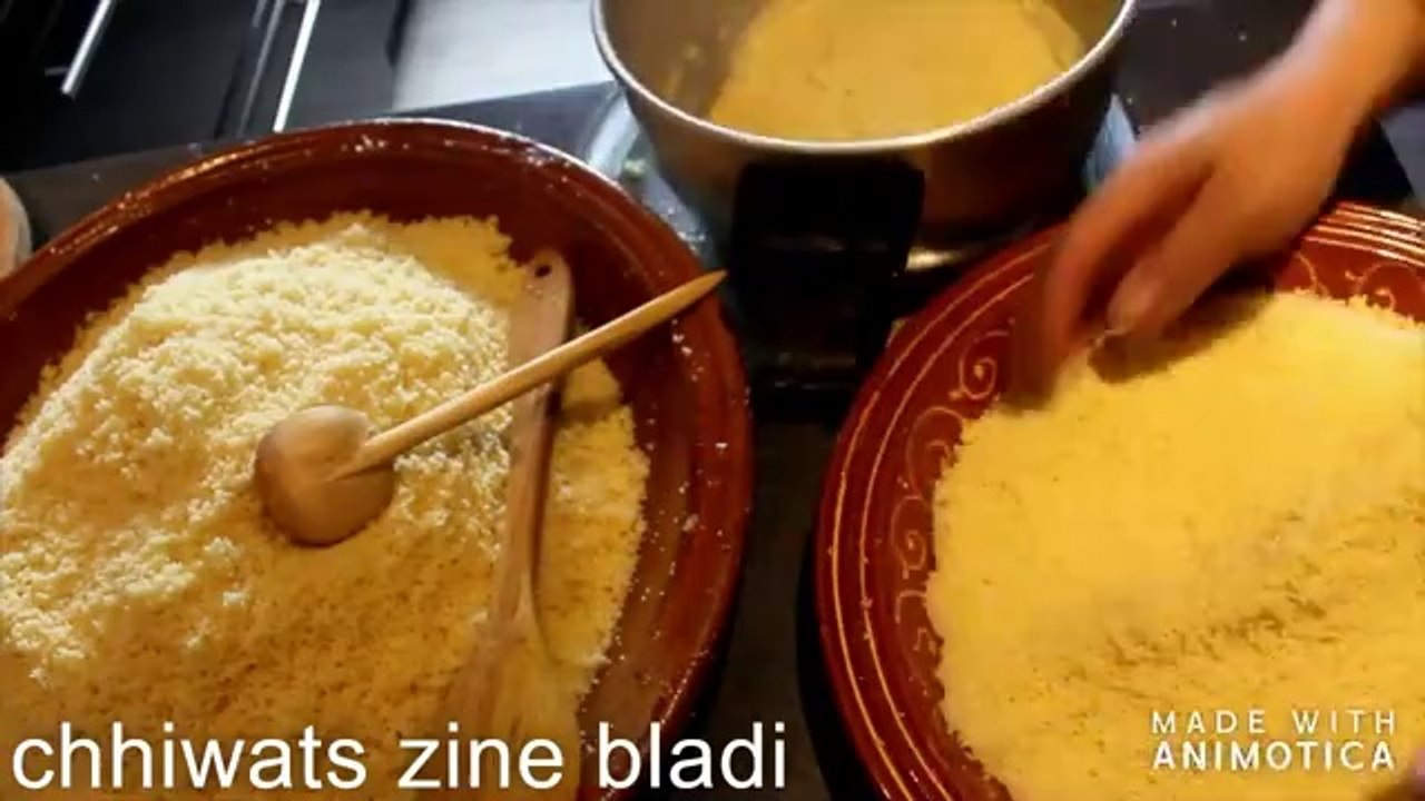 couscous marocain  aux légumes simplifié avec 500 g de semoule moyenne ! like