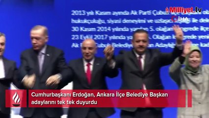 AK Parti'de Ankara heyecanı! Erdoğan, ilçe adaylarını duyurdu