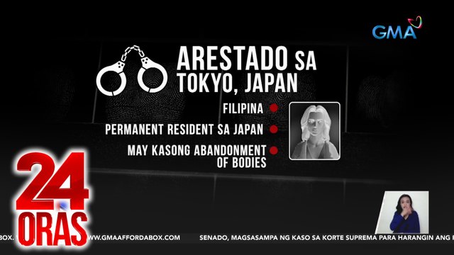 Pinay at kasabwat umanong kapwa-Pilipino, isinasangkot sa pagkamatay ng mag-asawang Japanese nat'l; tutulungan daw ng gobyerno ng Pilipinas | 24 Oras