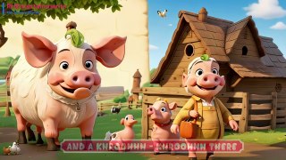 OLD MACDONLAD HAD A FARM - @RHEntertainments - 3D Animation English Nursery Rhymes for children