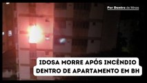 Idosa morre após incêndio em apartamento no bairro São Pedro, em BH