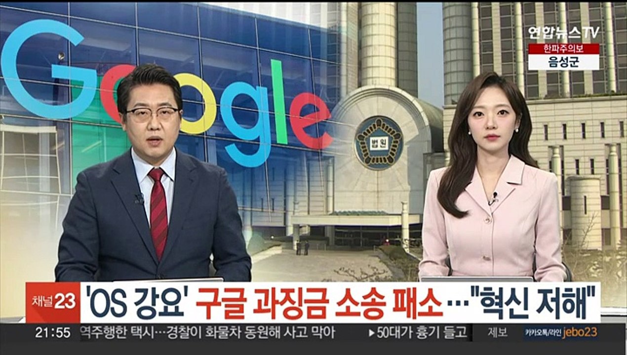 'OS 강요' 구글 과징금 소송 패소…"혁신 저해"
