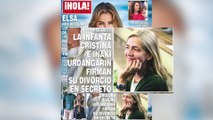 La infanta Elena, primera reacción al divorcio de la infanta Cristina e Iñaki Urdangarín