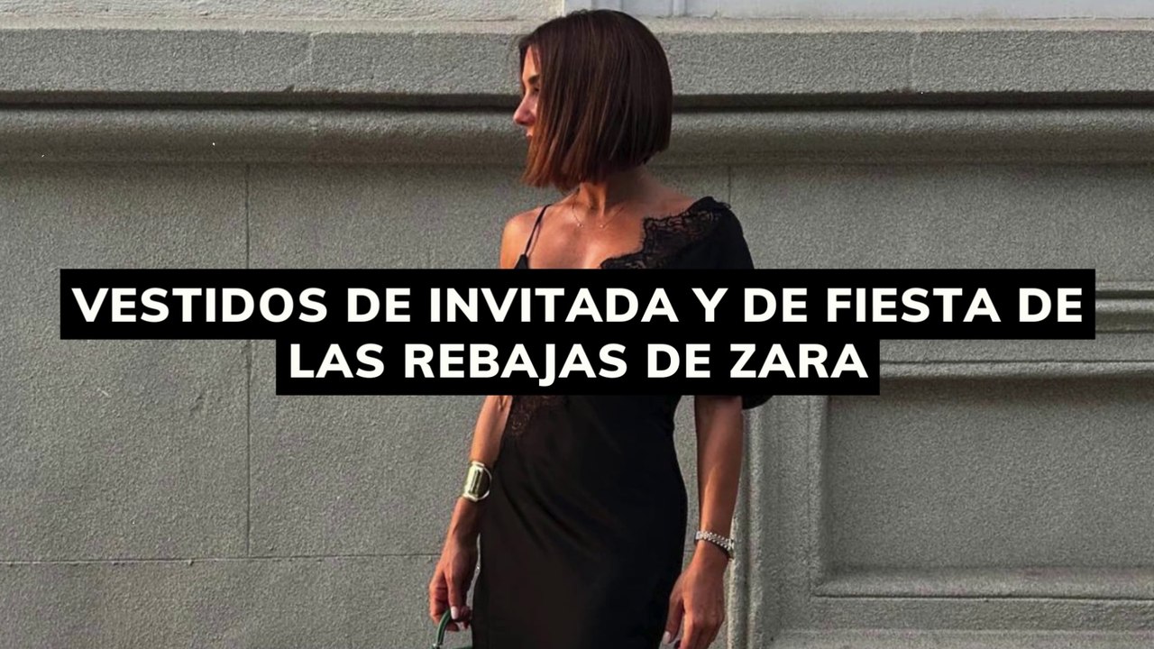 vestidos de invitada y de fiesta de las rebajas de Zara