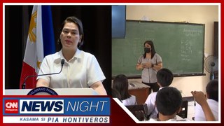 Duterte inilatag ang mga hakbang na pagtutuunan ng DepEd