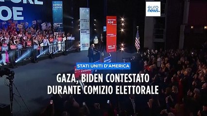 Gaza, Biden contestato durante comizio elettorale su aborto negli Stati Uniti