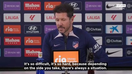 Simeone: "Se piensan que somos todos tontos"