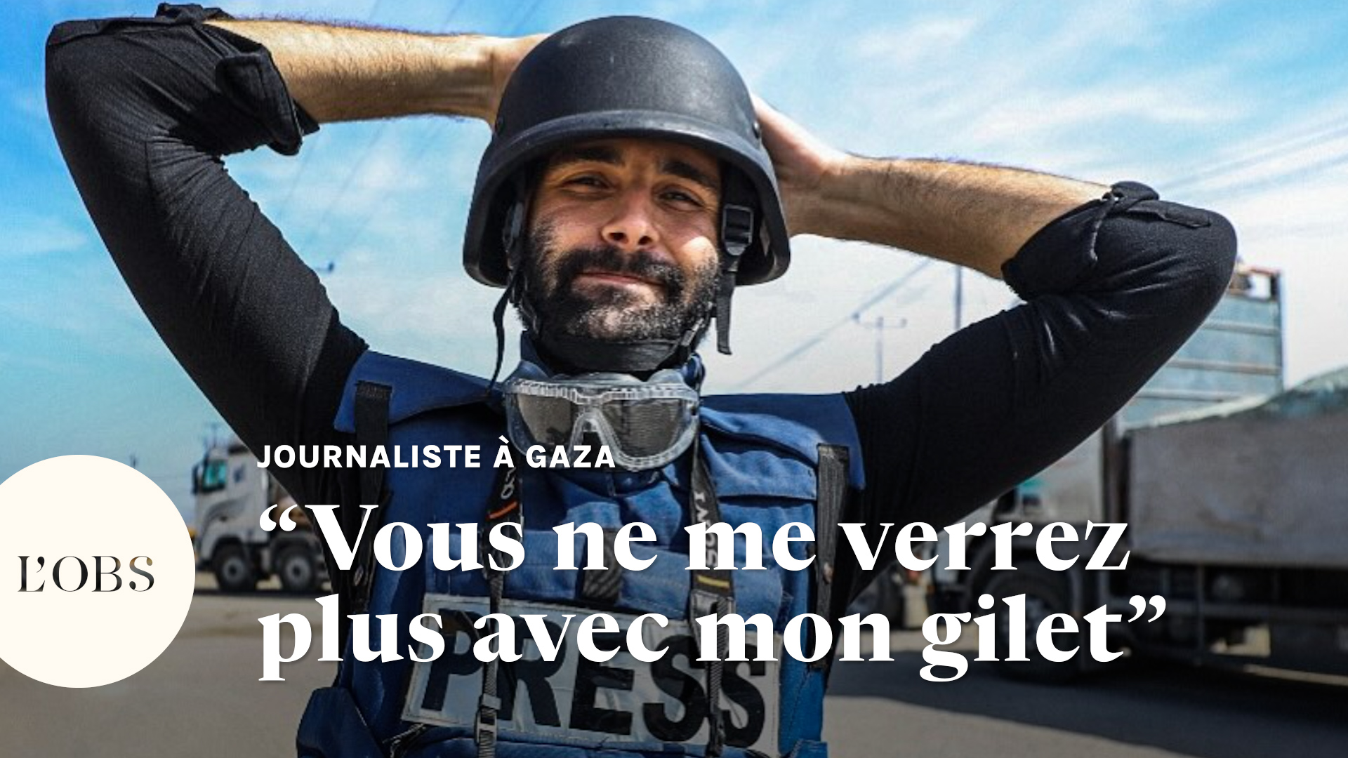 A Gaza, Motaz Azaiza, un des derniers journalistes présents, a décidé d'évacuer