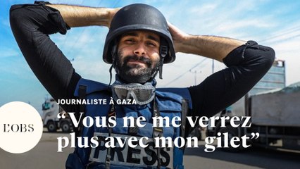 A Gaza, Motaz Azaiza, un des derniers journalistes présents, a décidé d'évacuer