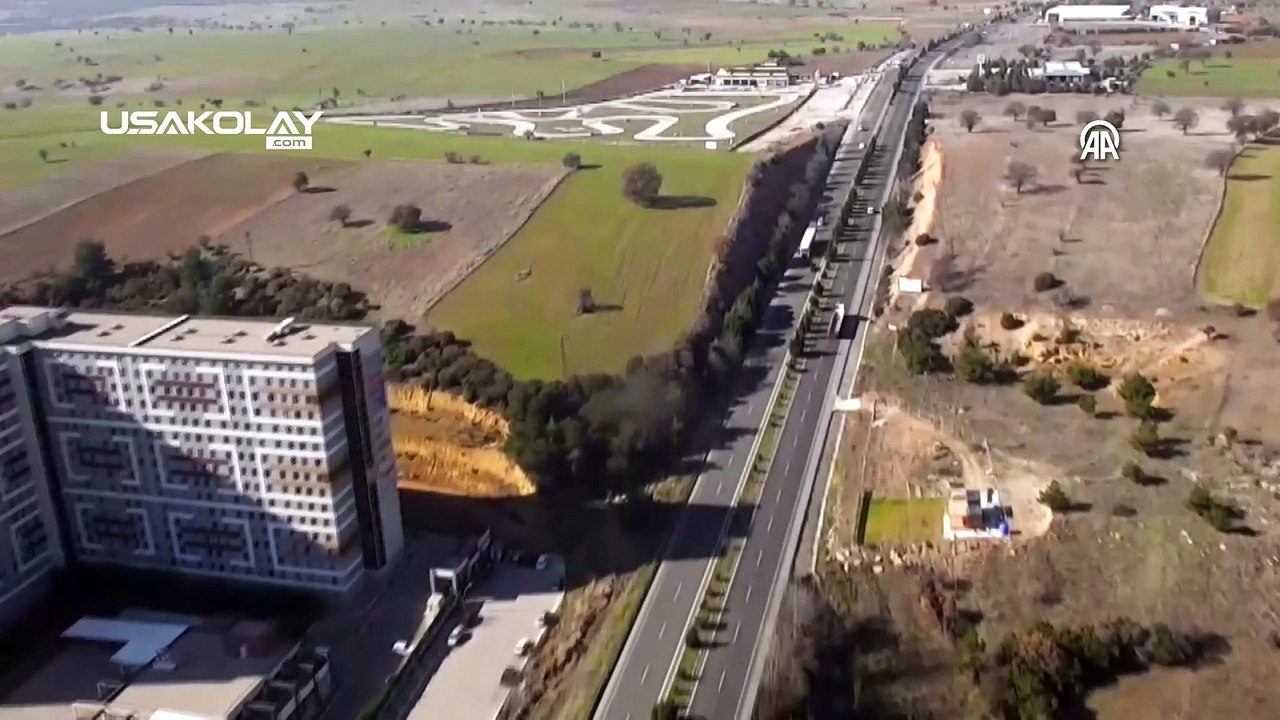 Uşak'ta Jandarmadan Cayrokopter İle Trafik Denetimi