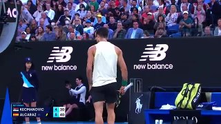 Miomir Kecmanovic v Carlos Alcaraz _ Round Four _ Extended Australian Open 2024 Highlights ----(360P)