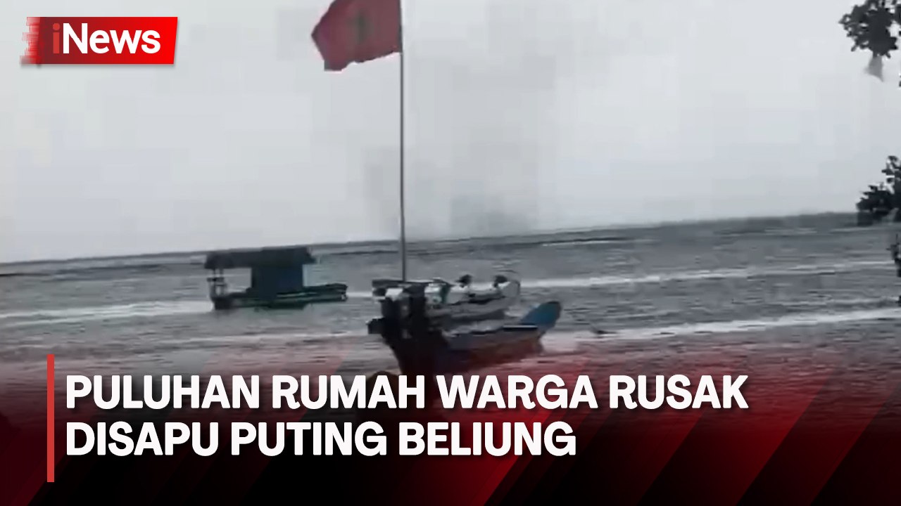 Muncul dari Lautan, Puting Beliung Terjang Puluhan Rumah Warga di Alor
