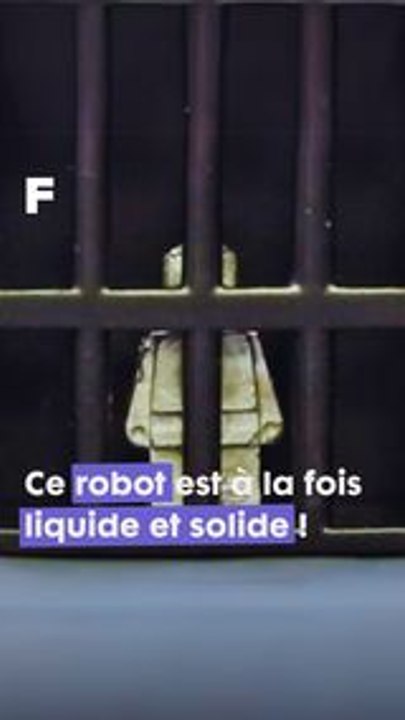 Ce robot peut sortir d'une cage en étant à la fois solide et liquide !