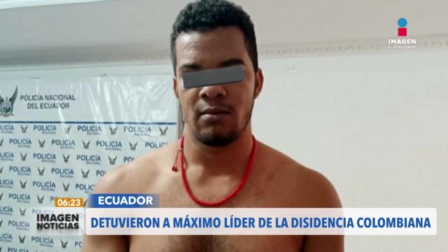 Detienen al máximo líder de la disidencia colmbiana en Ecuador
