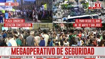Megaoperativo de seguridad: así se aplica el protocolo antipiquete en las manifestaciones contra el gobierno
