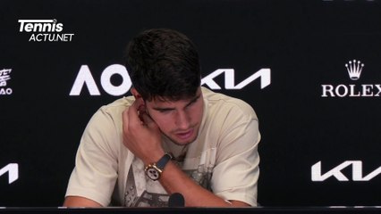 Open d'Australie 2024 - Carlos Alcaraz : "Je n'ai que 20 ans donc c'est normal que tout ça m'arrive"