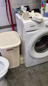 Washing Machine Neatly Stacks Toilet Paper