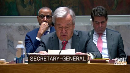 BM Genel Sekreteri'nden İsrail'e sert tepki