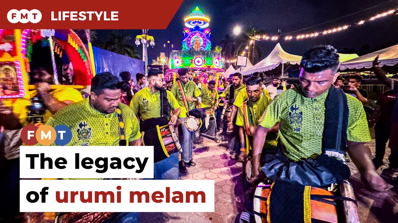 The urumi melam drums of Thaipusam in Malaysia