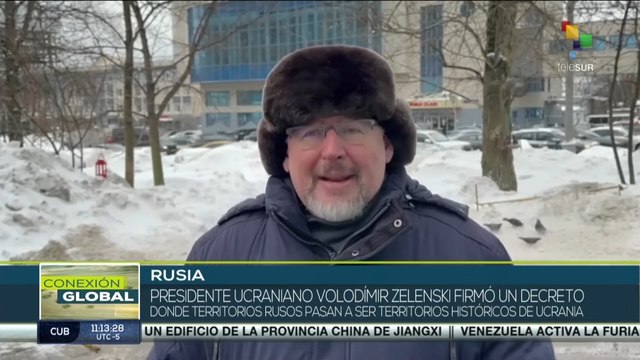 Ucrania: Pdte. Zelenski firma polémico decreto sobre territorios rusos