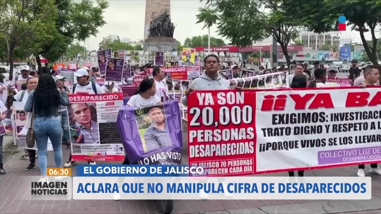 Gobierno de Jalisco asegura que no se manipulan la cifra de desaparecidos