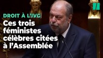 Le garde des Sceaux convoque trois grandes figures du féminisme pour défendre l'IVG dans la Constitution