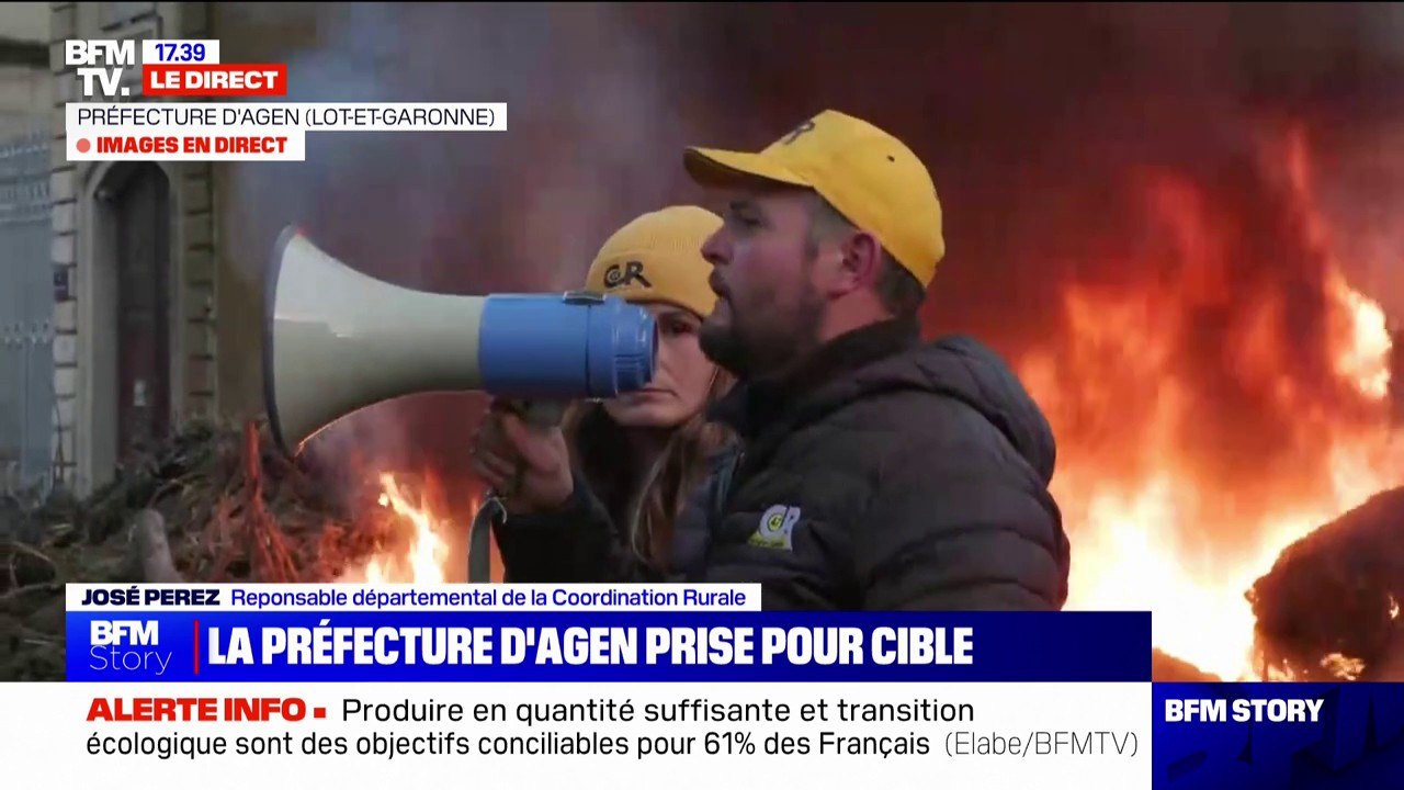 Préfecture d'Agen prise pour cible: Le responsa...