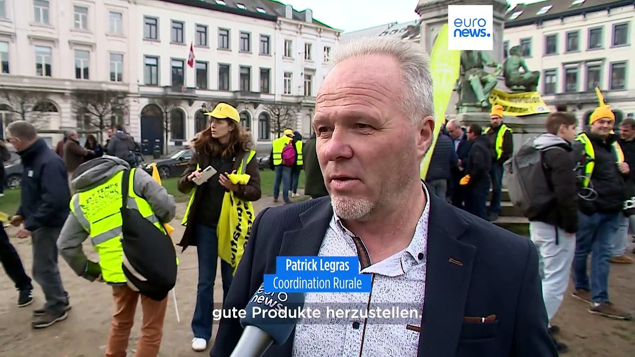 'Keine Ahnung' von der Härte des Jobs - Bauernproteste auch in Brüssel