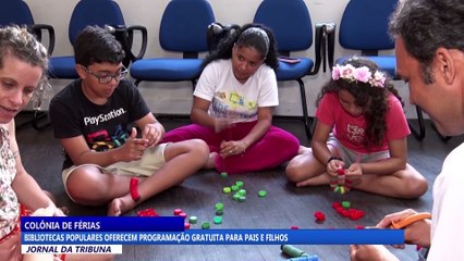 Bibliotecas populares oferecem programação gratuita para pais e filhos