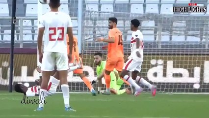ملخص مباراة الزمالك وام صلال القطرى 2-0 أم صلال يهزم الزمالك في دورة الوحدة الودية