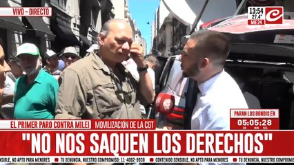 Sergio Berni, en la movilización de la CGT: "Argentina no está dispuesta a compañar este plan de negocio"