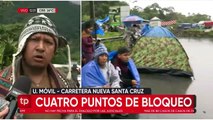 ‘Evistas’ instalan más puntos de bloqueo en las carreteras troncales de Cochabamba