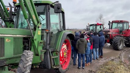 Protest rolników w powiecie aleksandrowskim