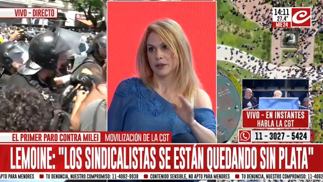 Lilia Lemoine: Los sindicalistas se están quedando sin plata