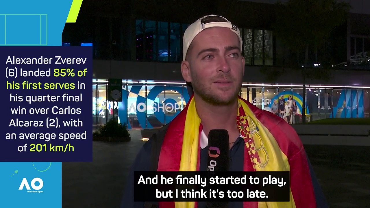 Australian Open: German fans rejoice as Zverev serves up the goods