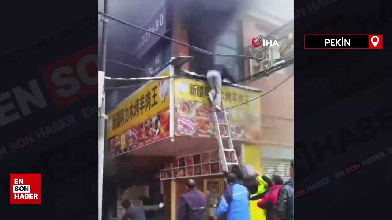 Çin’de iş yerinde yangın
