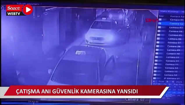 Sarıyer'de bir kişinin öldüğü müzikholdeki çatışma anı güvenlik kamerasına yansıdı