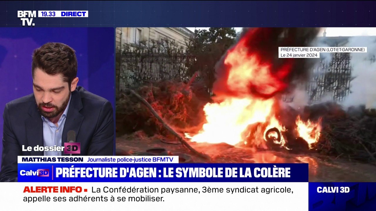 Mobilisation des agriculteurs: le ministère de l'Intérieur demande aux préfets "une grande modération" dans le maintien de l'ordre