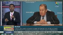 Rusia: Serguéi Lavrov advierte sobre deterioro de las relaciones con EE.UU. si Donald Trump gana la presidencia