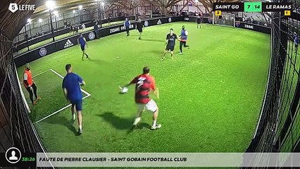 Faute de Pierre CLAUSIER - Saint Gobain Football Club